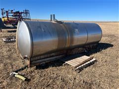 Certified Equipment 1200 Gal Stainless Steel Tank 