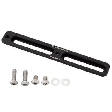 B-RAD 2 Slot Base Mount - black