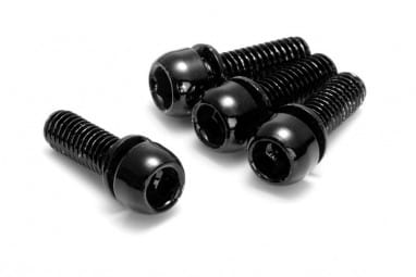 Juego de tornillos adaptadores de freno - M6 x 18 mm - Negro