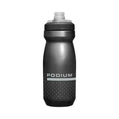 Podium drinkfles 620 ml - zwart/zilver