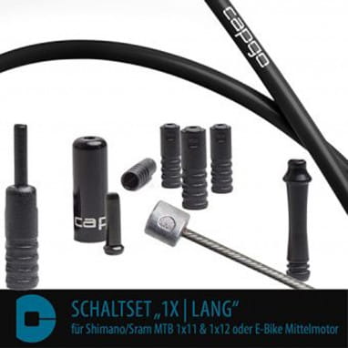 Schakelkit BL Shimano/Sram MTB 1x11 / 1x12 of e-bike middenmotor - zwart