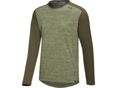 Flow X Maglia a manica lunga per bambini - Olive-Ulivo scuro