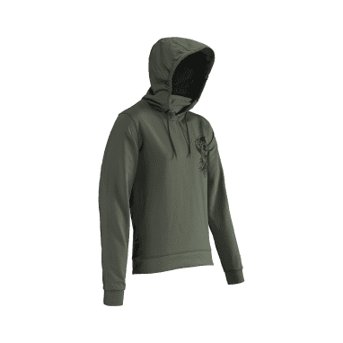 Hoodie MTB Gravity 3.0 - Spinazie