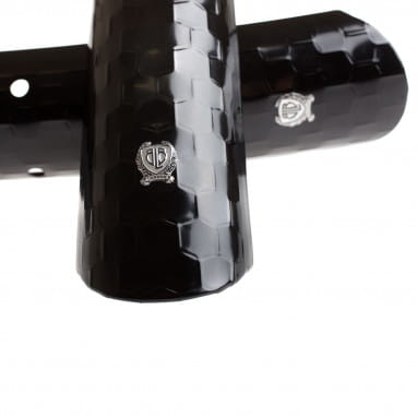 Hammered Fenders - Mudguards - black polished