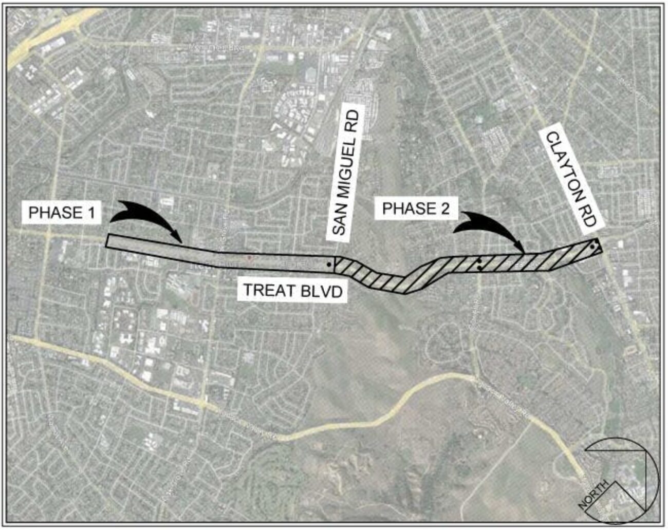 Concord Bike Walk Committee, Treat Blvd Bike Lanes at Risk – Bike East Bay