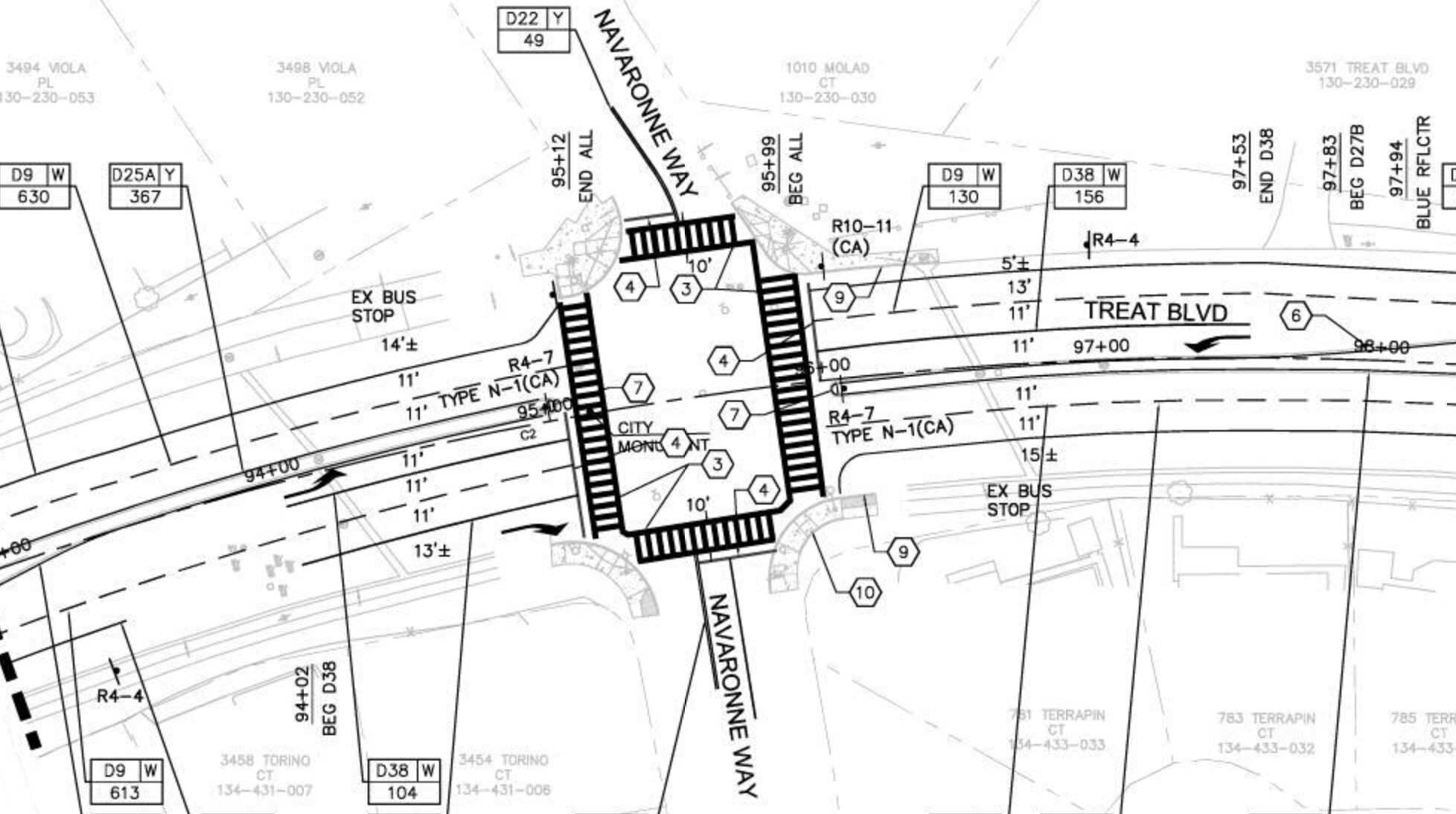 Concord Bike Walk Committee, Treat Blvd Bike Lanes at Risk – Bike East Bay