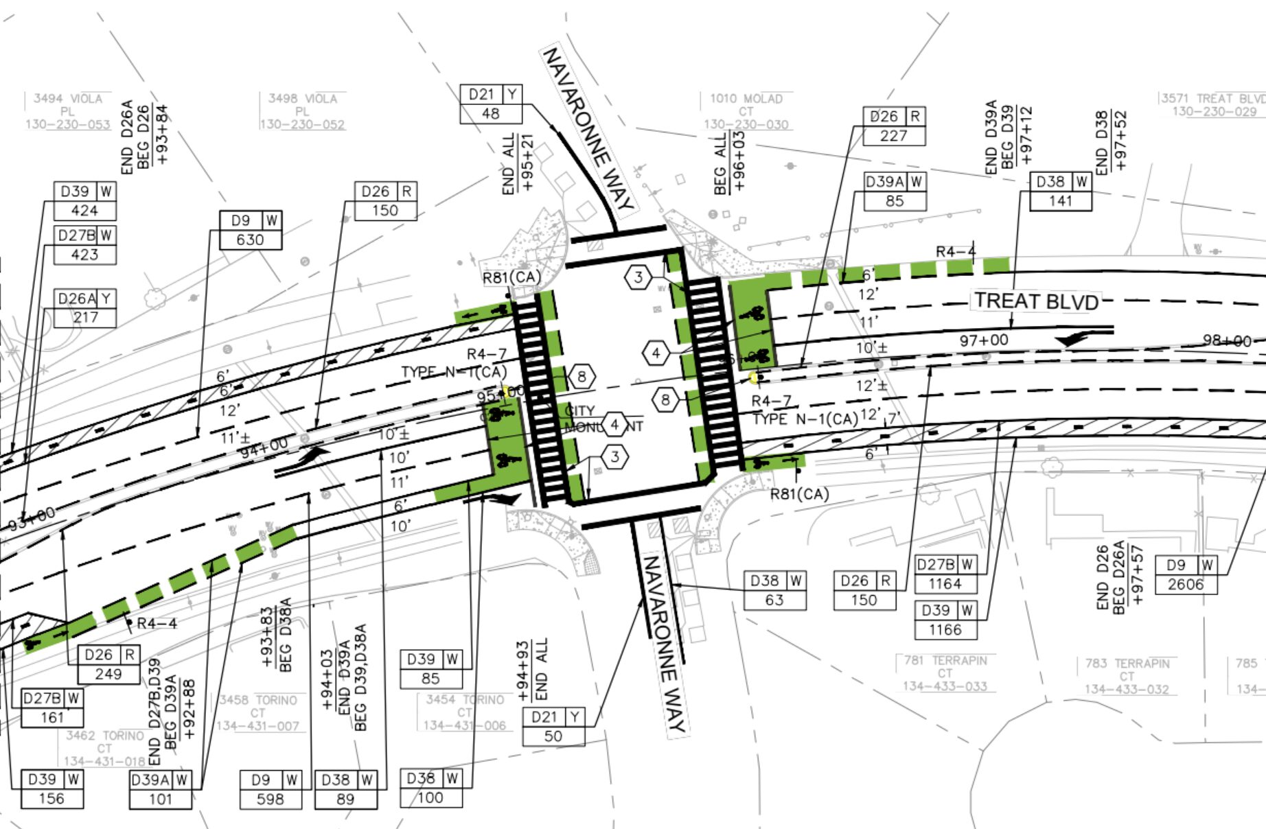 Concord Bike Walk Committee, Treat Blvd Bike Lanes at Risk – Bike East Bay