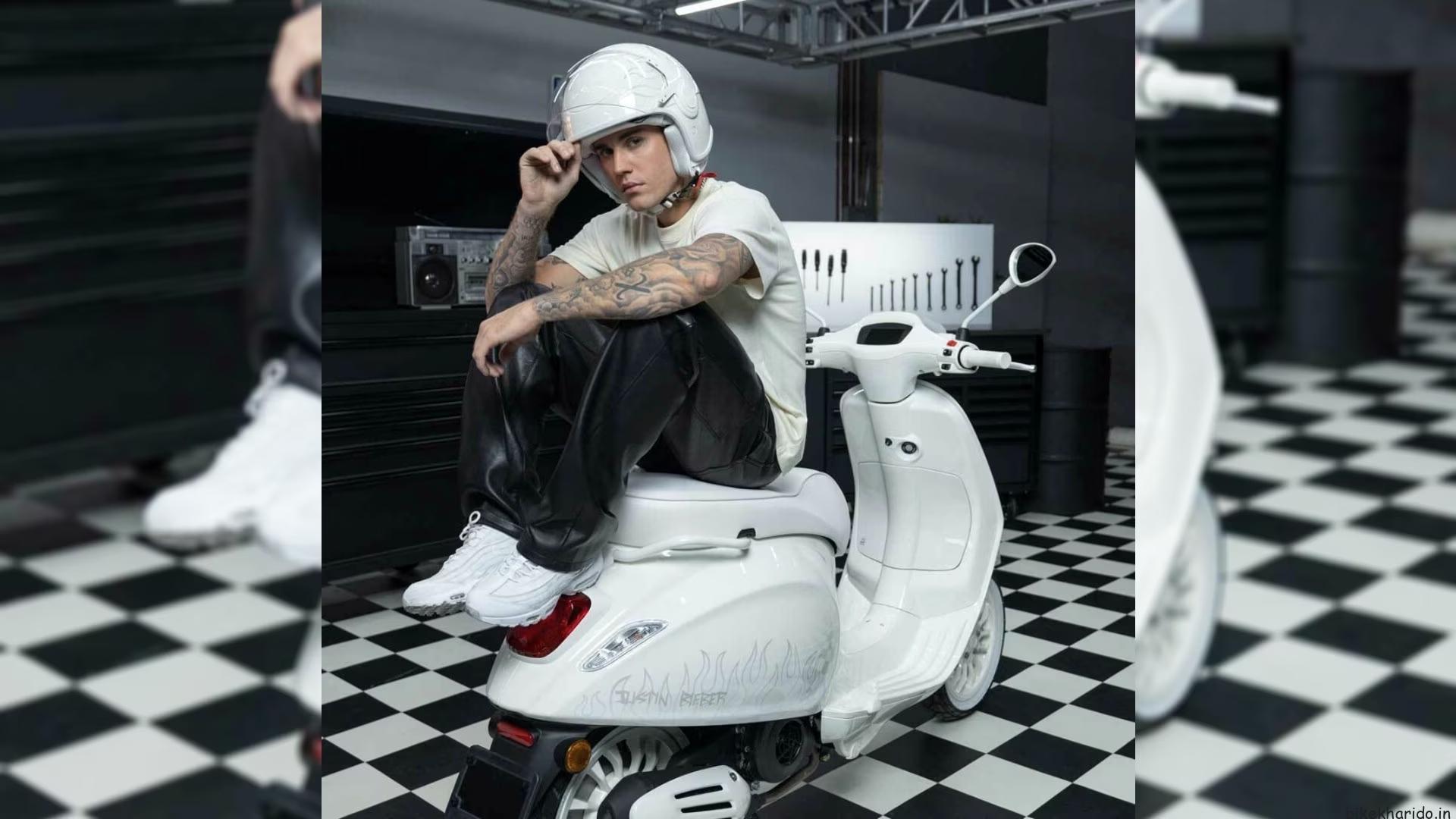 Vespa Justin Bieber Edition 150cc Scooter Launch Price Rs 6.46 Lakh ...