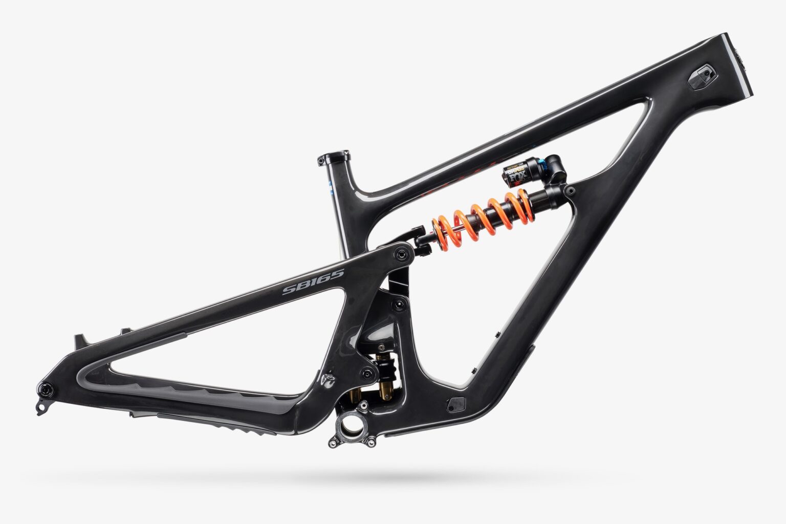 The Yeti SB165 frame in Black