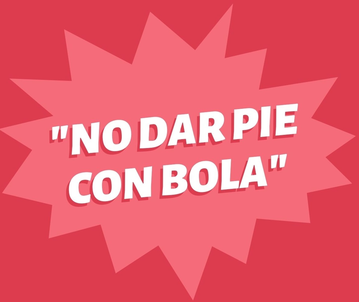 origen de la expresión “No dar pie con bola”