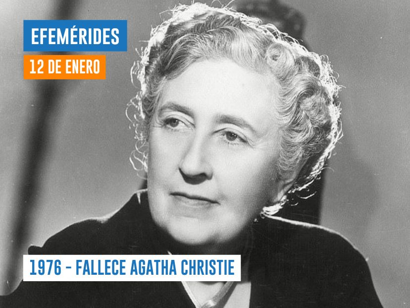 12 de enero de 1976 - FALLECE AGATHA CHRISTIE