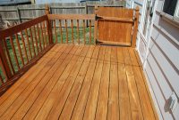 Defy Extreme Wood Stain In Cedartone On A Pressure Treated Deck with regard to sizing 3872 X 2592