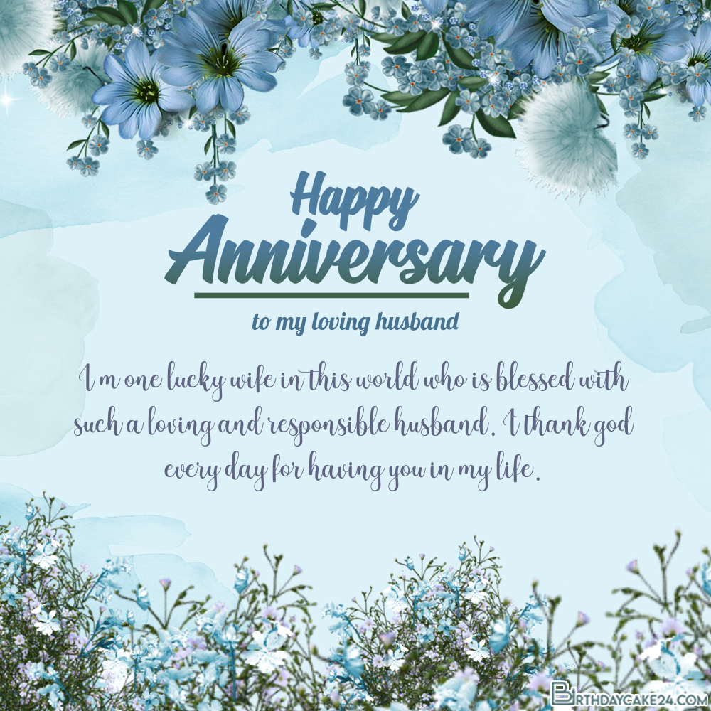 Happy Anniversary Wishes To My Loving Husband