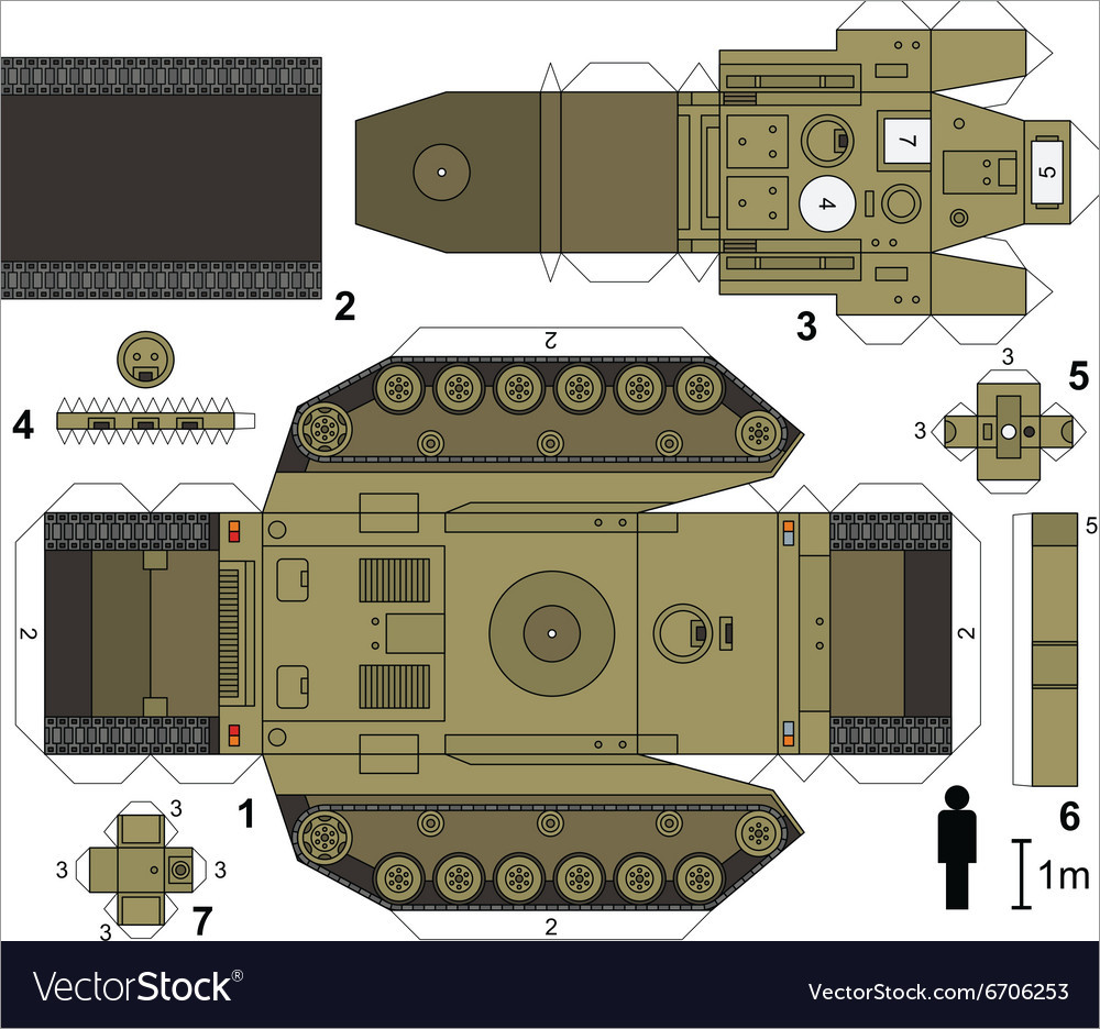 Papercraft Tank T18 Tank Papercraft