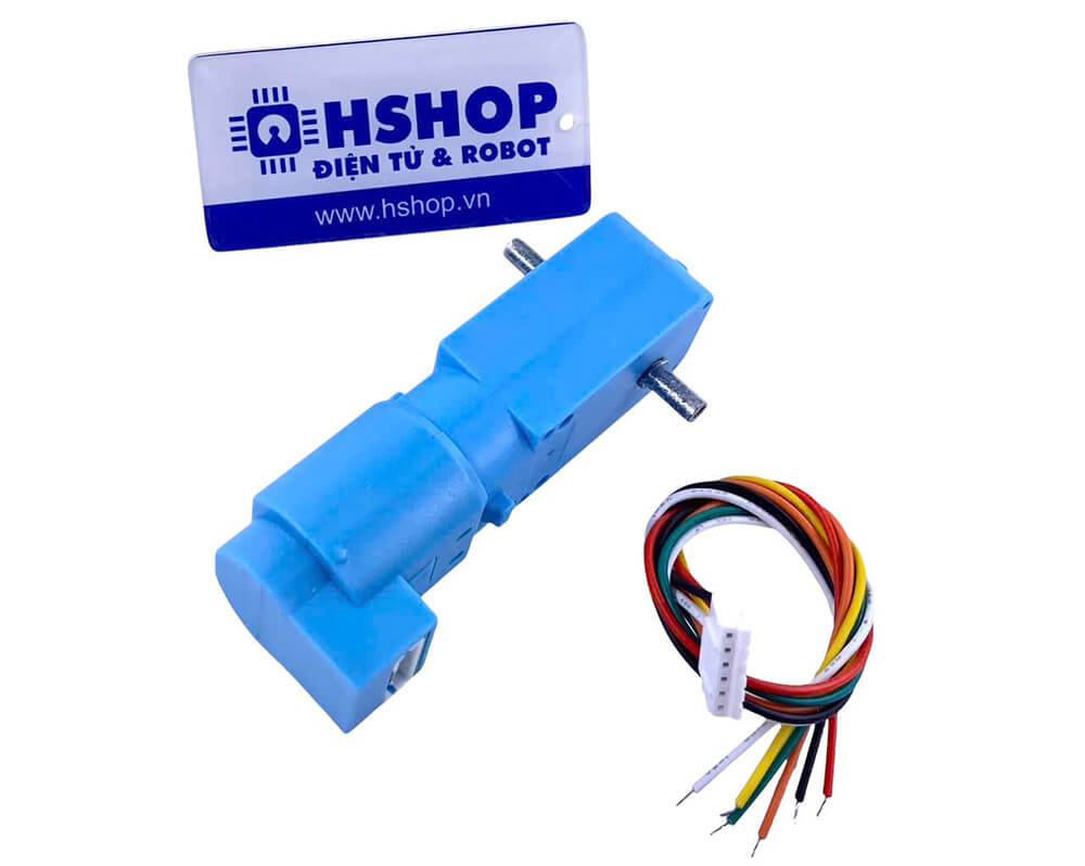 Động cơ DC Servo Geared TT Motor with Encoder Ratio 1:84