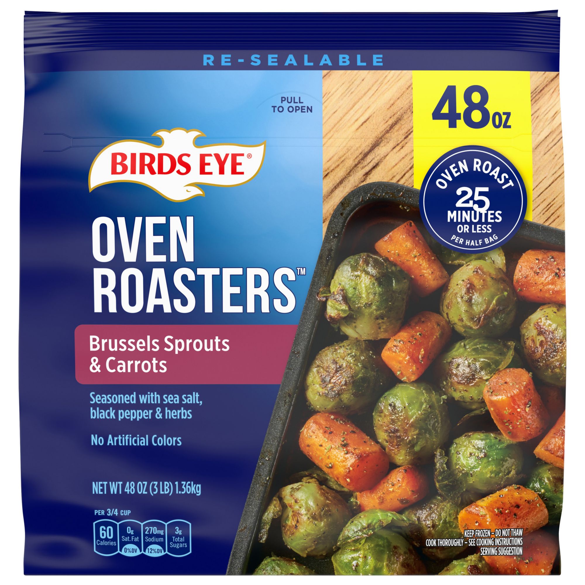 Birds Eye Oven Roasters Brussels Sprouts and Carrots, 48 oz. | BJ's ...