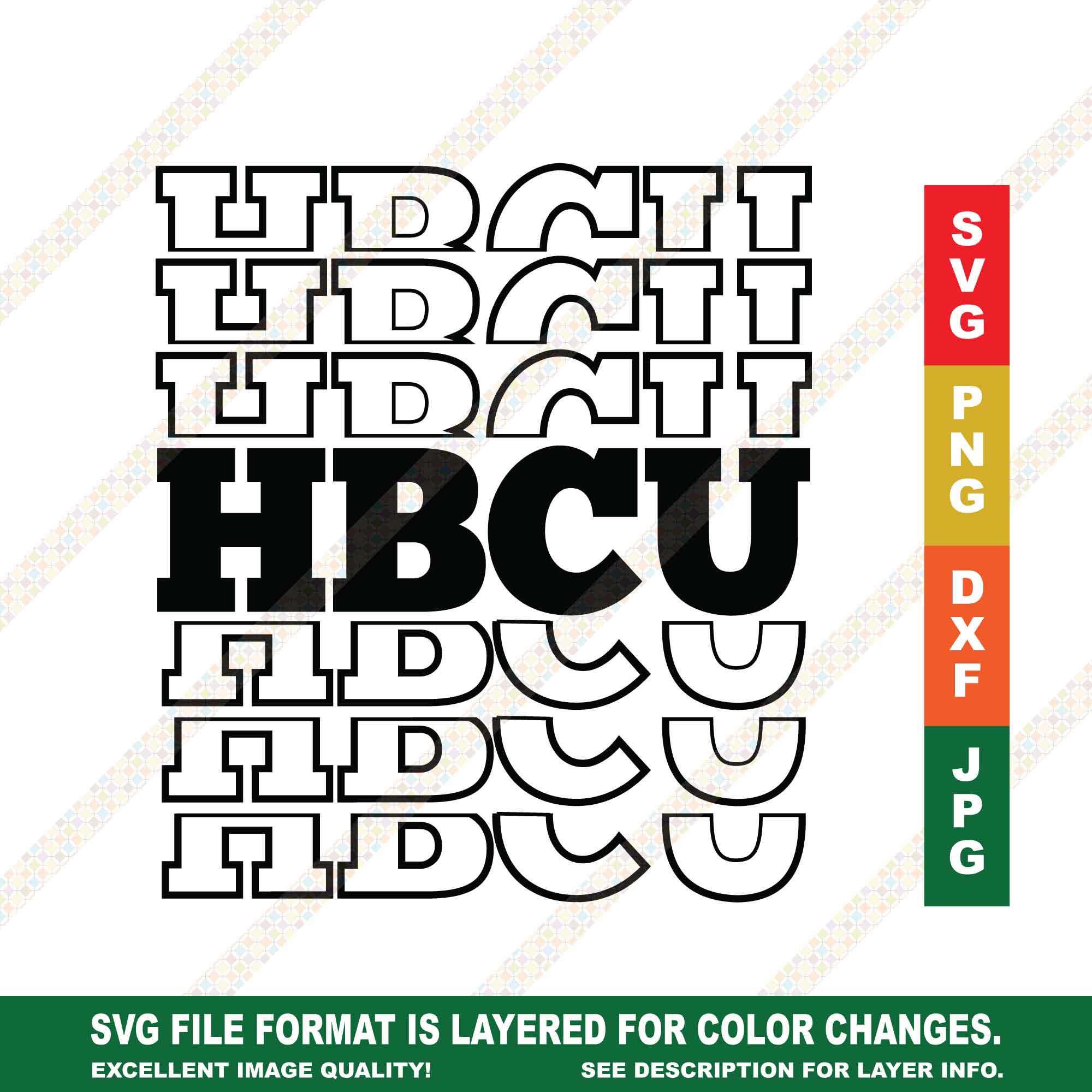 HBCU SVG Download Files for Cricut Design Space