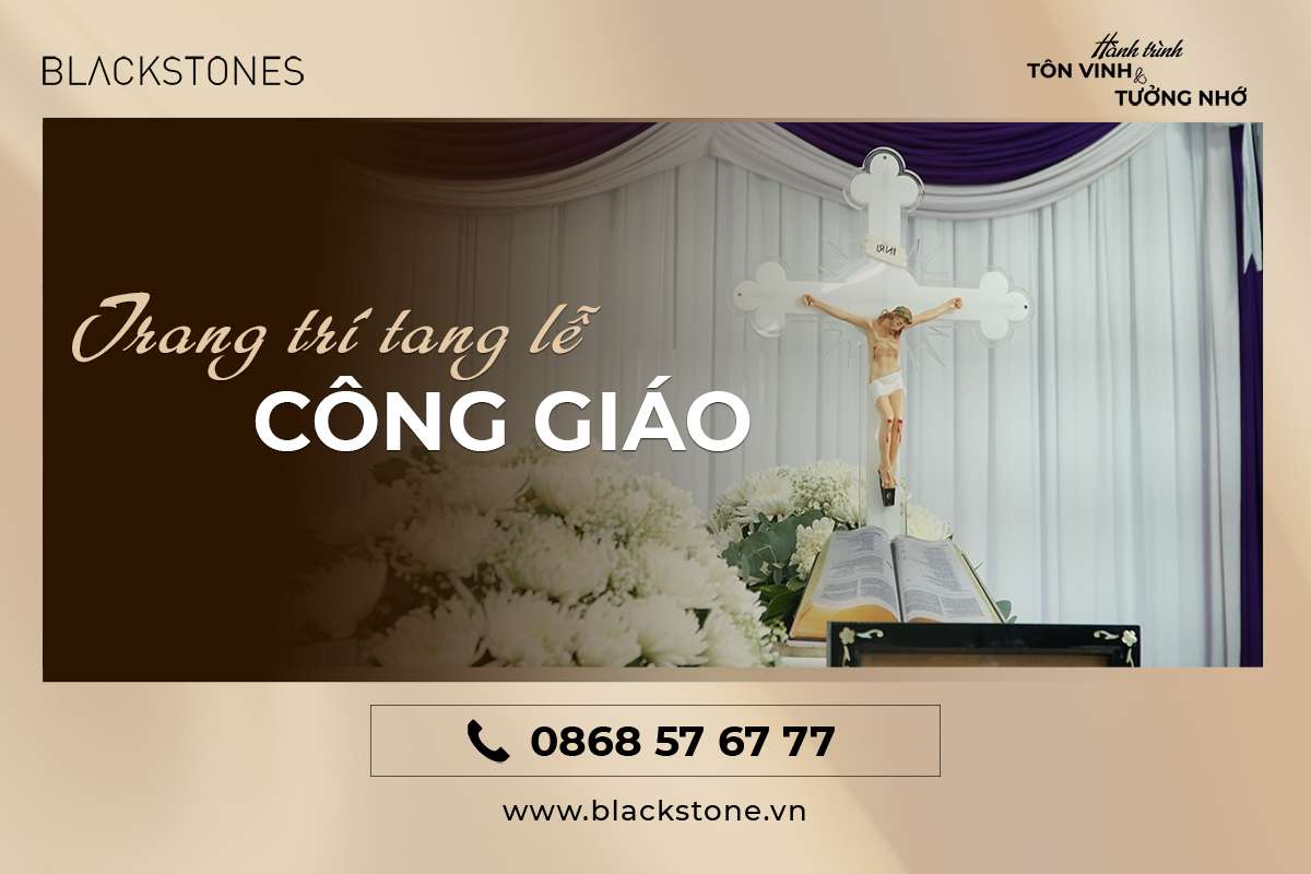 Đám tang trang trí bàn thờ đám tang công giáo đơn giản nhưng tình cảm