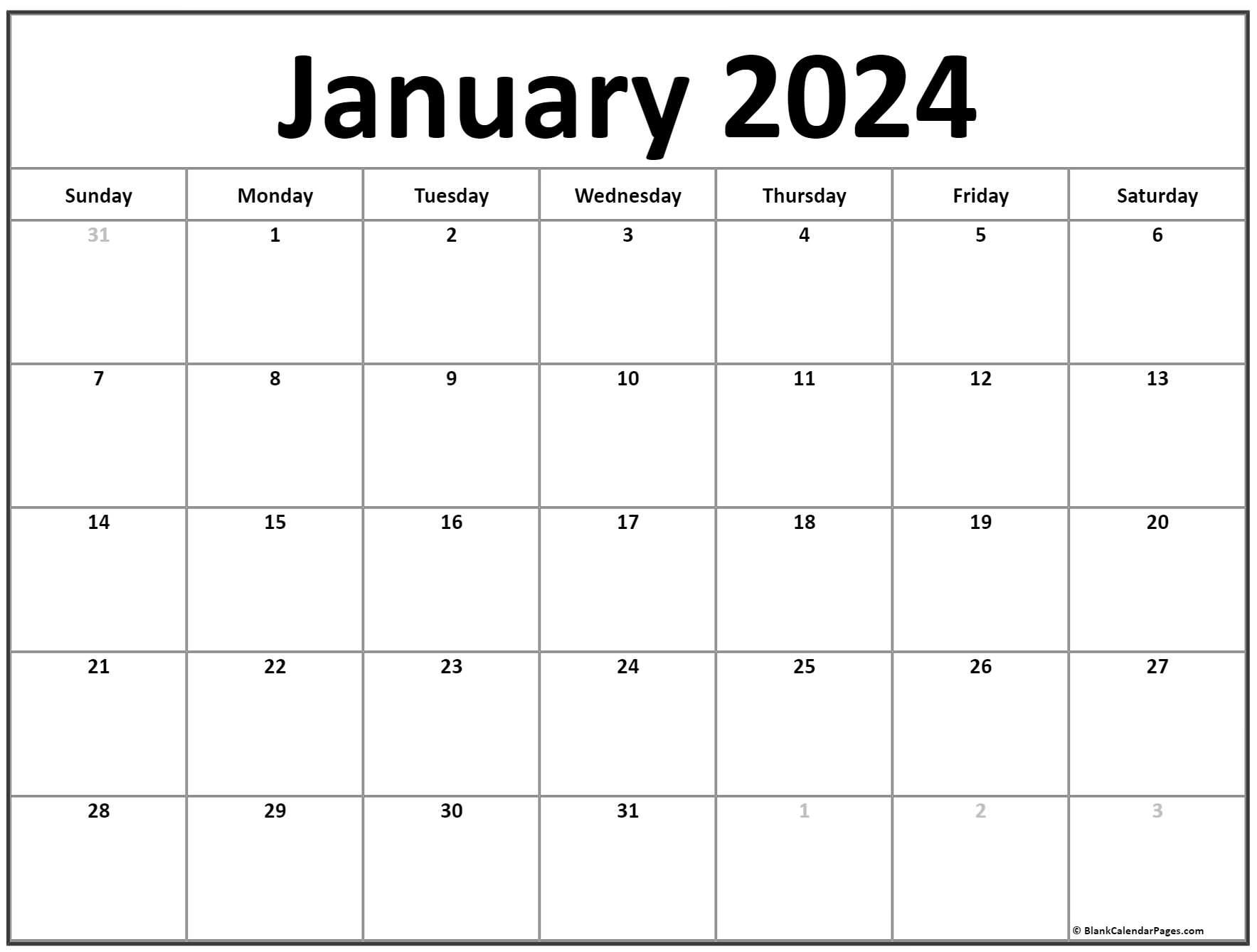 Free Printable Calendar 2024 Monthly This Template Is Available As ...