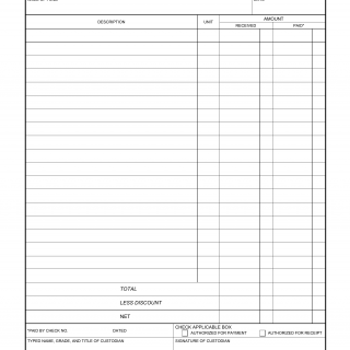 DA Form 2107. Nonappropriated Fund - Receipt and Disbursement Voucher ...