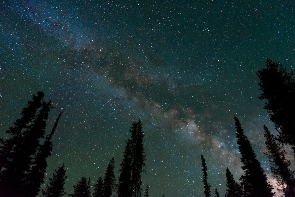 milky way night sky found on a dark sky map