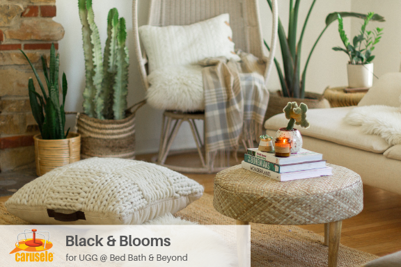 Carusele Influencer Marketing - Black and Blooms at Bed Bath and Beyond