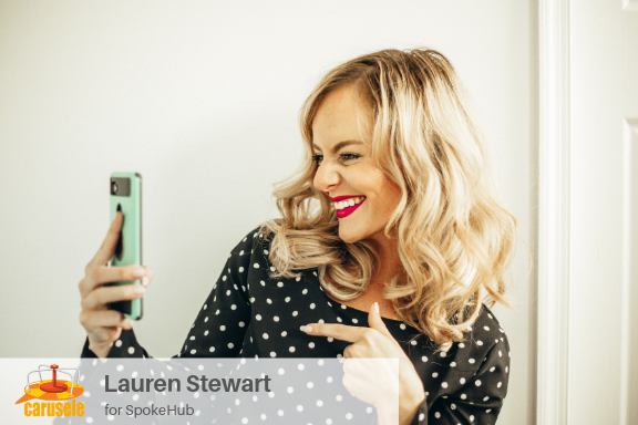 Carusele Influencer Marketing - Lauren Stewart for SpokeHub