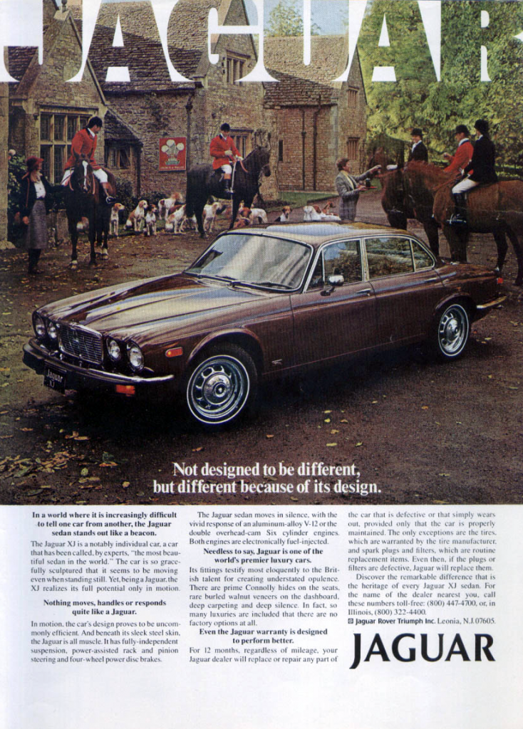 1979 Jaguar XJ6 ad 