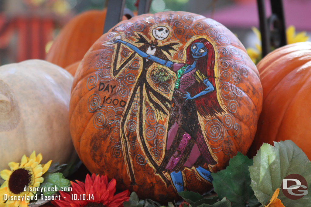 Disneyland Pumpkin 2014 - Nightmare Before Christmas