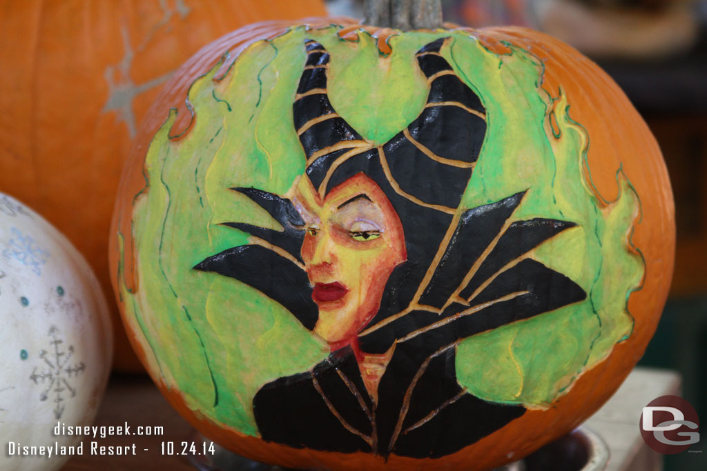 Disneyland Pumpkin 2014 - Maleficent