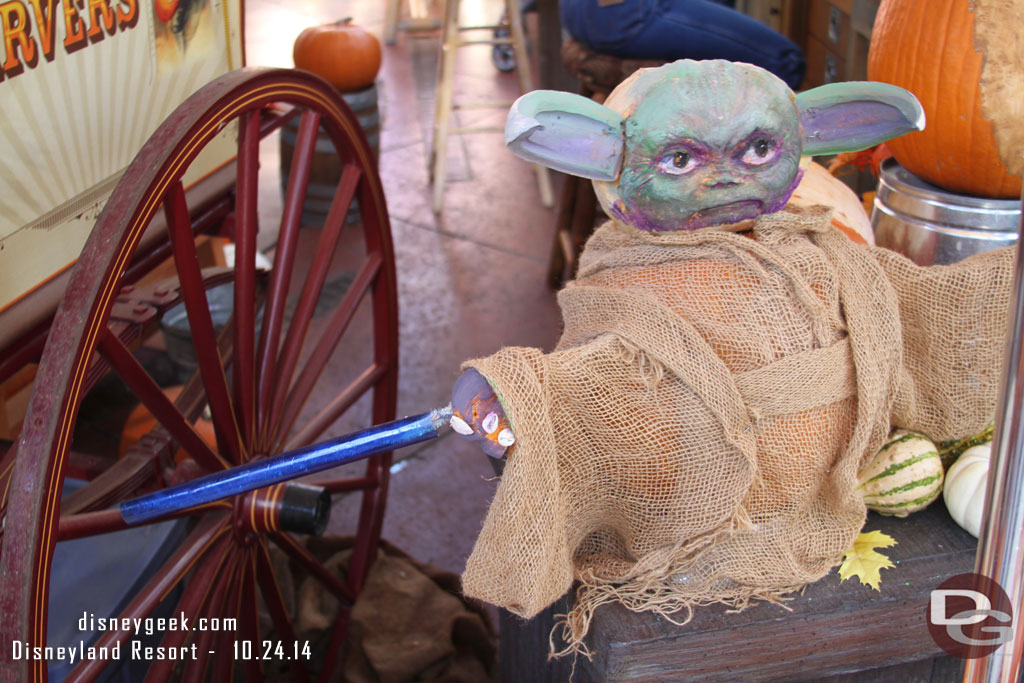 Disneyland Pumpkin 2014 - Yoda