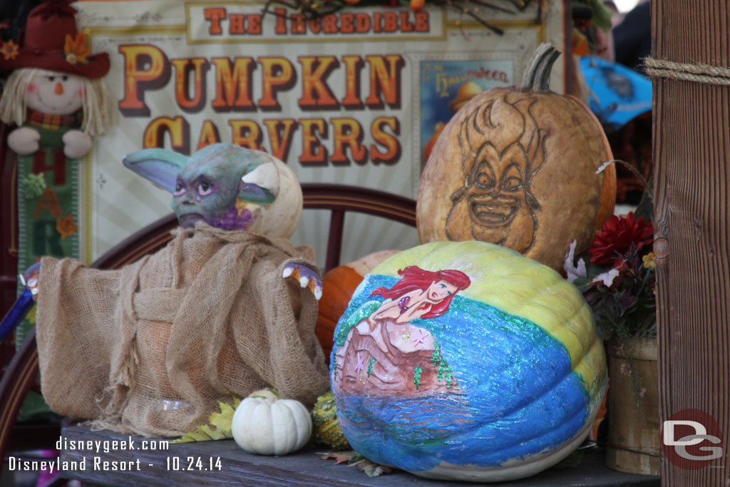 Disneyland Pumpkin 2014 - Yoda & Little Mermaid