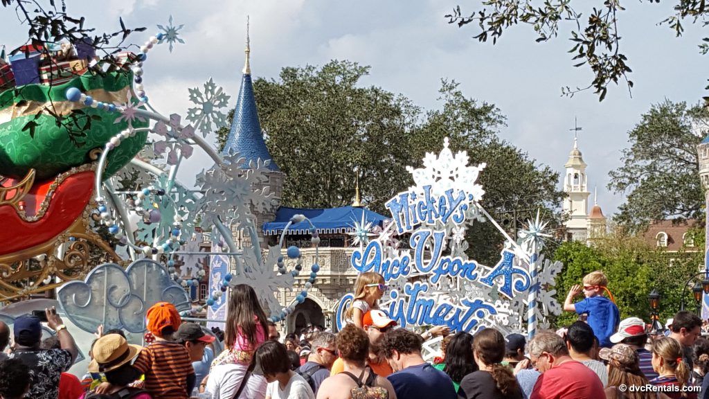 End of Disney Christmas Parade