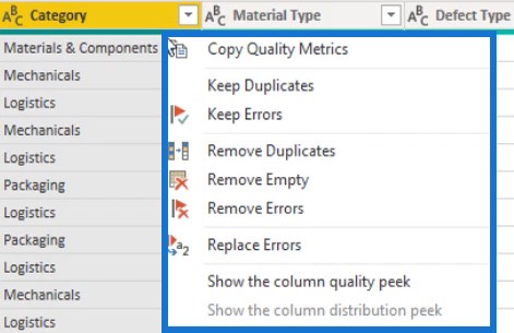 power query tools