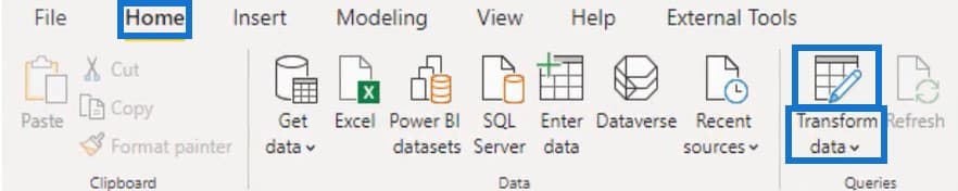 power query tools