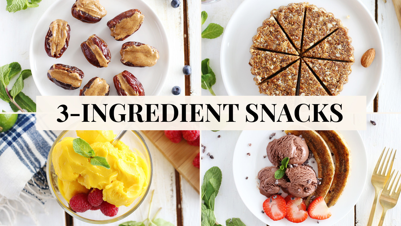 5 Healthy 3-Ingredient Snacks