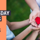 The article’s title, “Giving Tuesday Ideas + Tips to Shatter Your Goals,” beside hands holding a heart-shaped piece of felt.