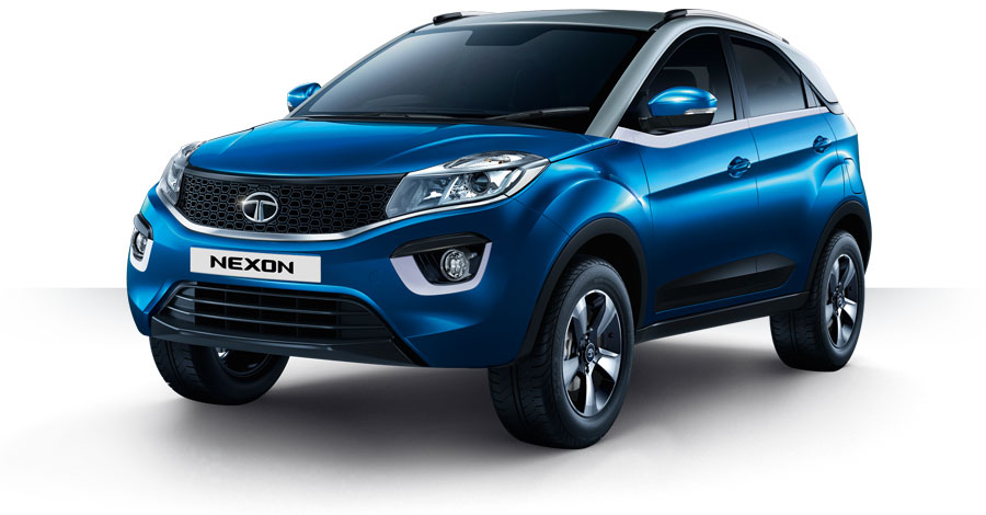 Tata Nexon Blue Color