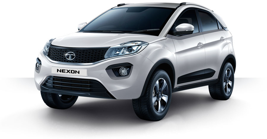 Tata Nexon White Color Calgary White Color, Nexon Calgary White Color Variant