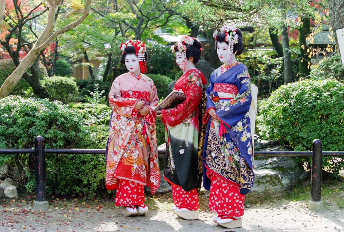 Maiko in kimono