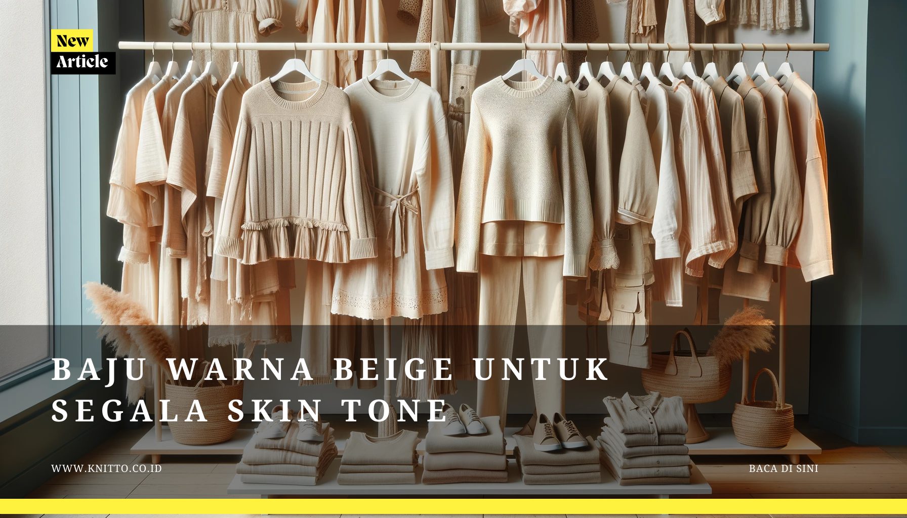 Baju Warna Beige untuk Segala Skin Tone, Pilih yang Pas Untuk Kamu