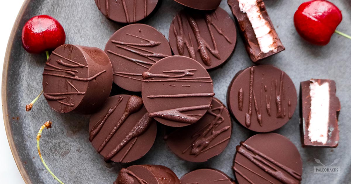 Dark Chocolate Pyramid Macaroons