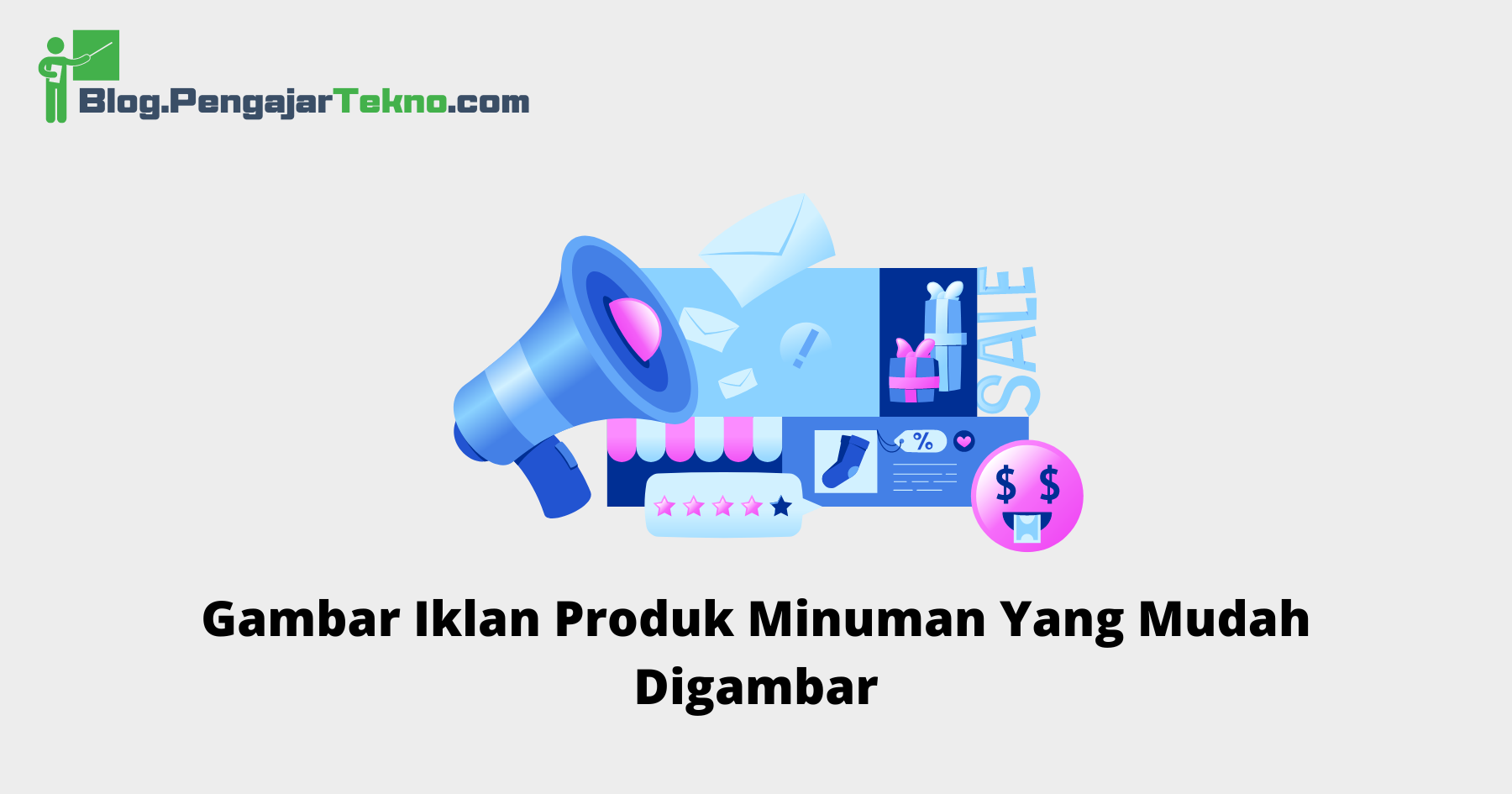 Gambar Iklan Produk Minuman Yang Mudah Digambar