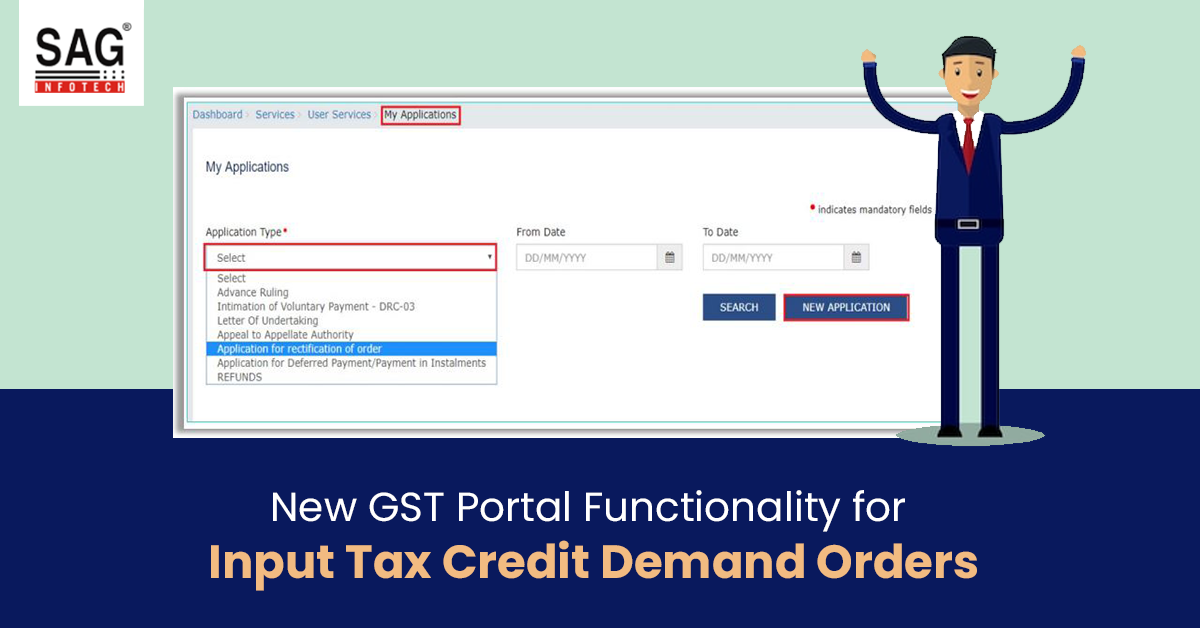 New GST Portal Functionality for Input Tax Credit Demand Orders