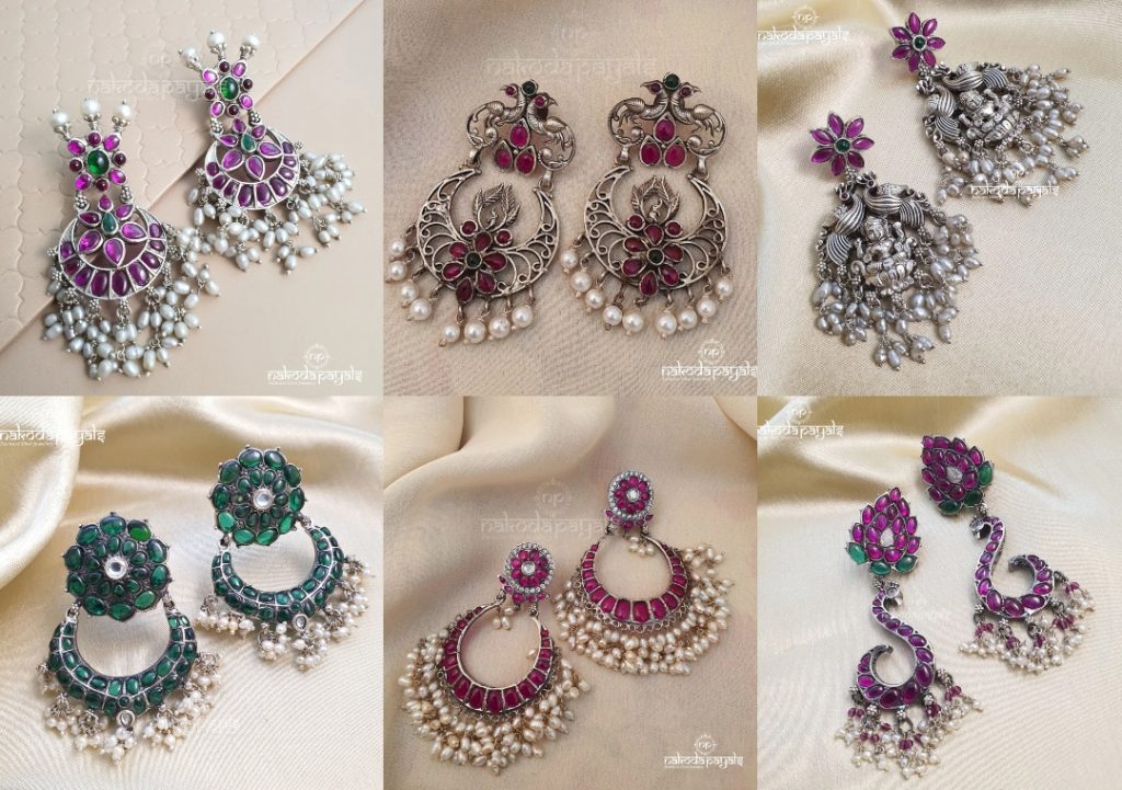 Shop For The Most Amazing Silver Earrings From Nakoda Payal