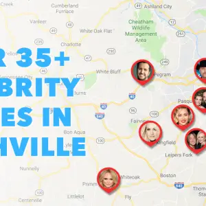 Celebrity Homes In Nashville: Here'S The Star Map You Need!