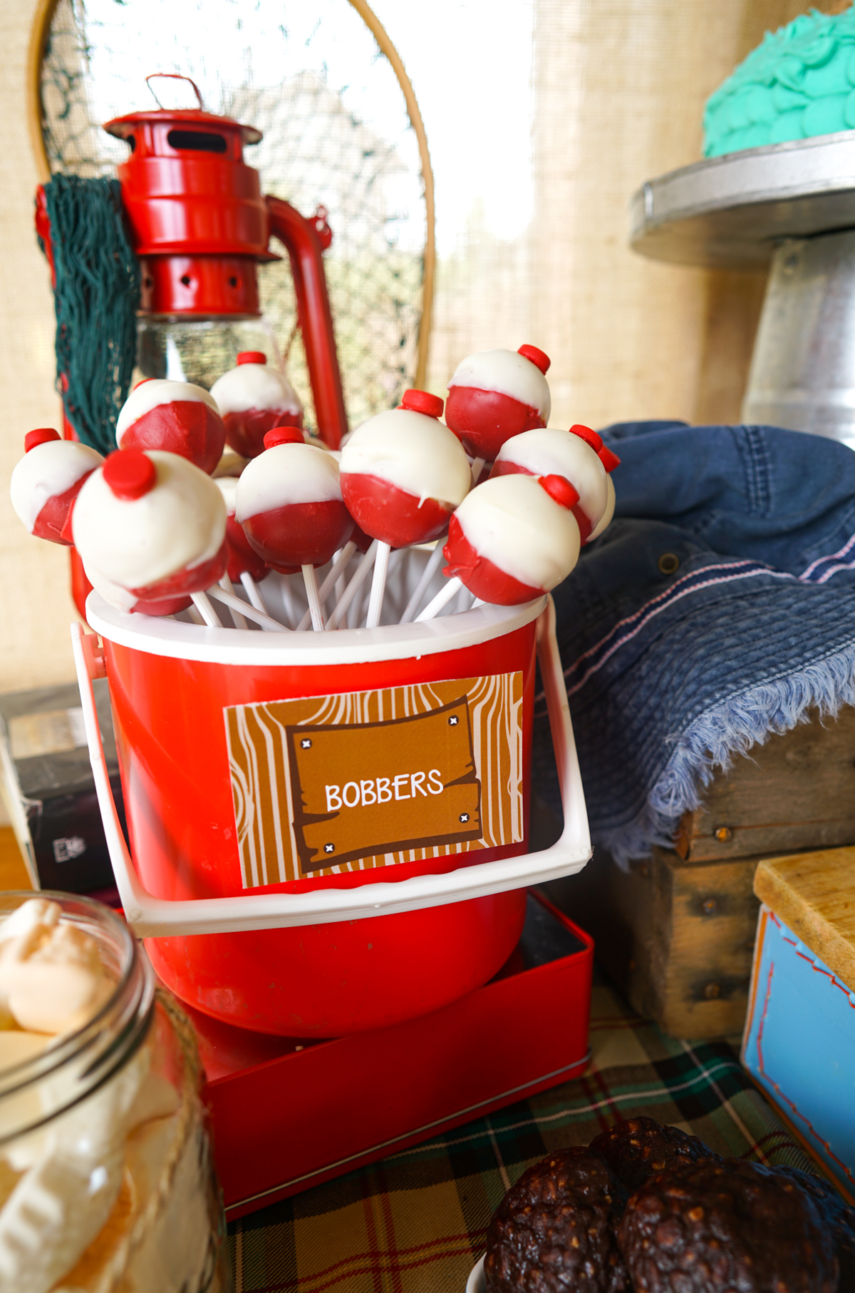 Fishing Party Cake Pops