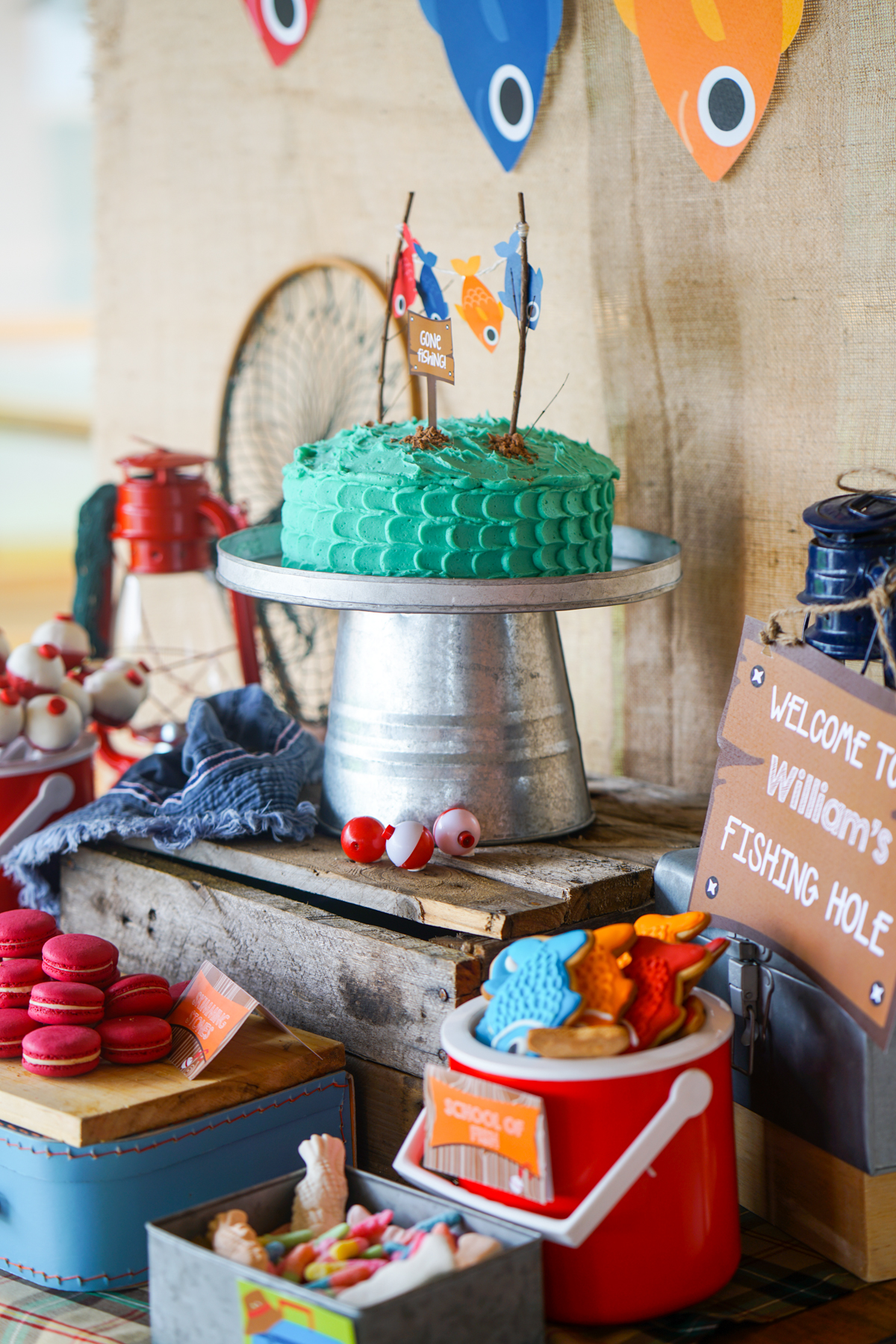 Fishing Party Dessert Table