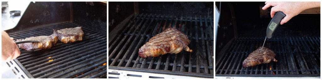 Verify the temp of your grilled steaks with your Thermapen