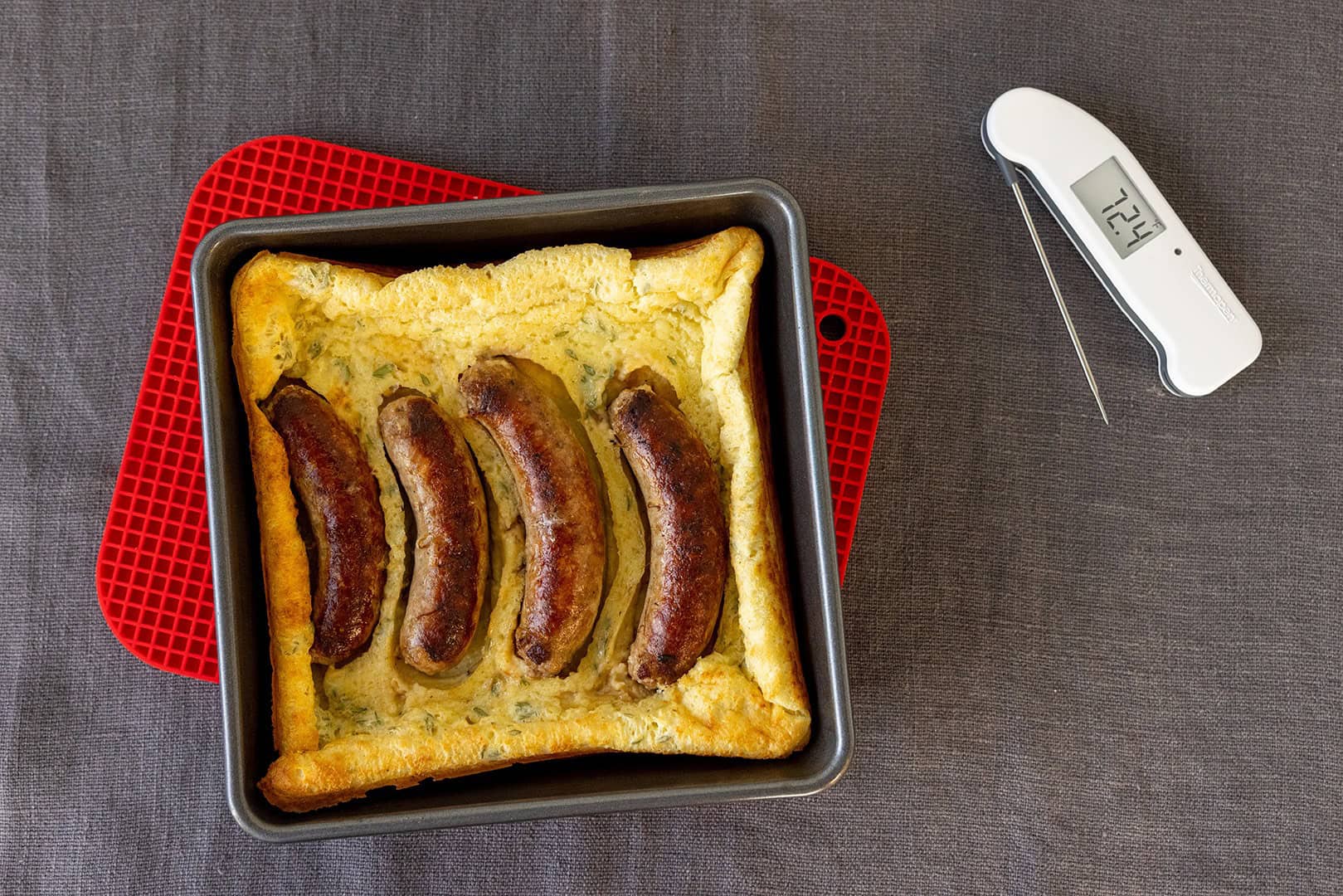 Toad in the Hole Recipe and Temperature Tips